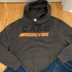 Case Construction Dark Grey Hoodie Men’s XL